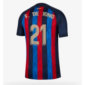 Barcelona Frenkie de Jong #21 Hemmatröja 2022-23 Kortärmad